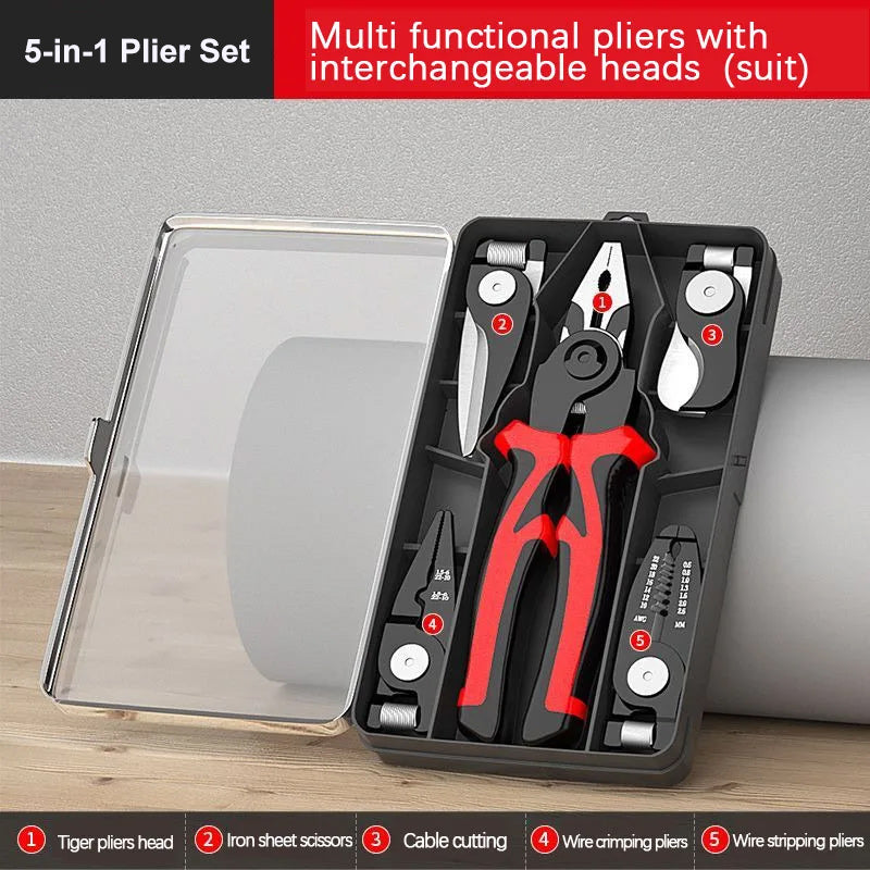 🛠️5-in-1 Plier Set