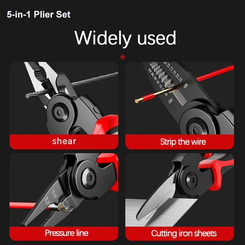 🛠️5-in-1 Plier Set