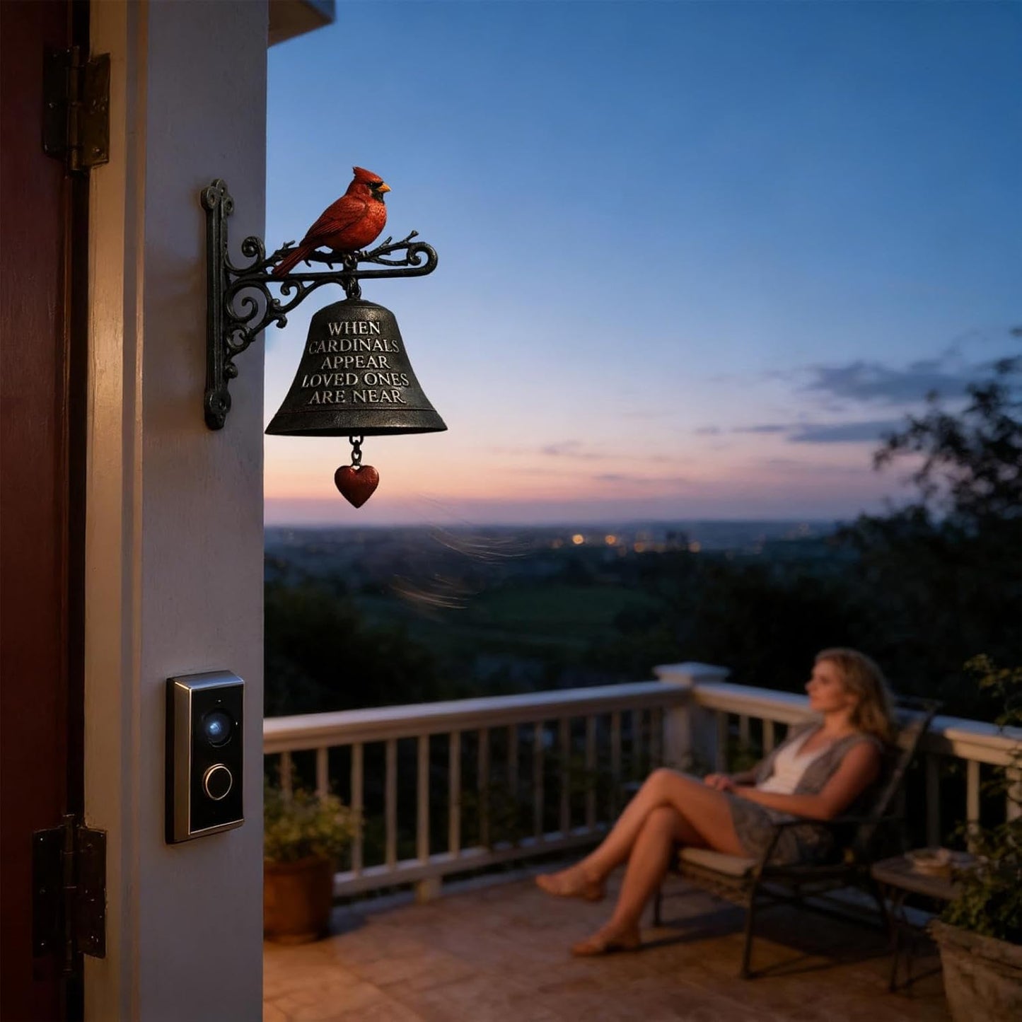 🔔❤️ Cardinal Memorial Dinner Bell