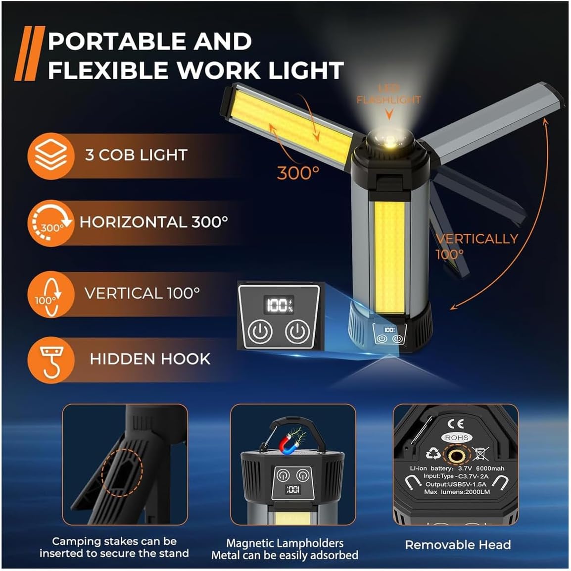 WildGlow All-Terrain Work Light