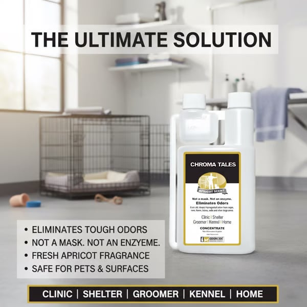 🔥Last Day 50% OFF - 🐶Kennel Odor Eliminator 🍑  Concentrate – Non-Enzymatic, Apricot & Fresh Scents for Tough Pet Odors